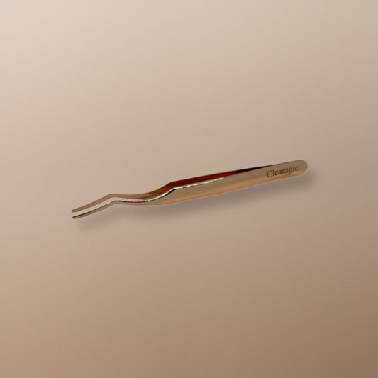 Stainless steel rose gold tweezer